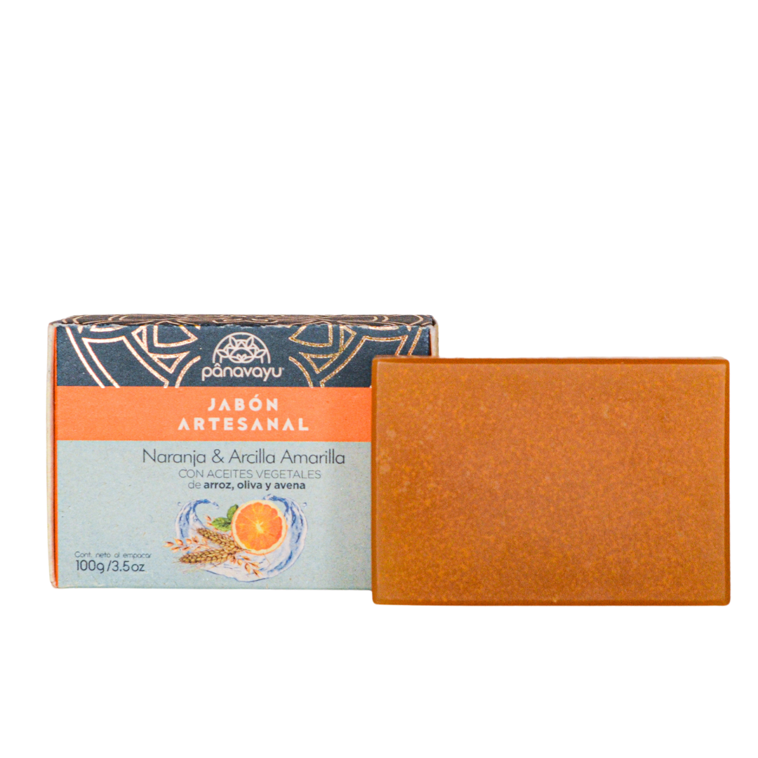 JabÃ³n de naranja y arcilla amarilla