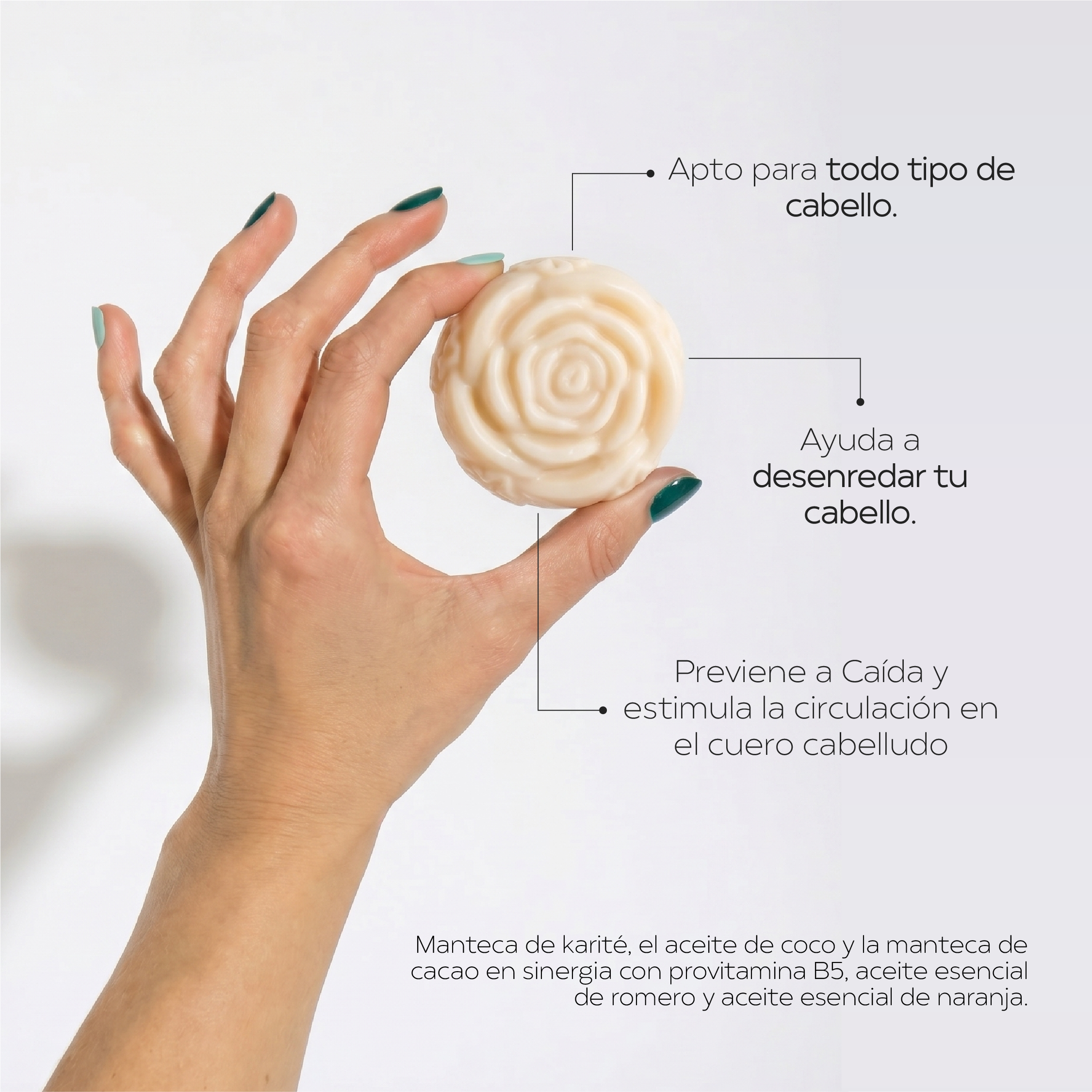 Acondicionador en Barra Hidratante & Desenredante 🌿