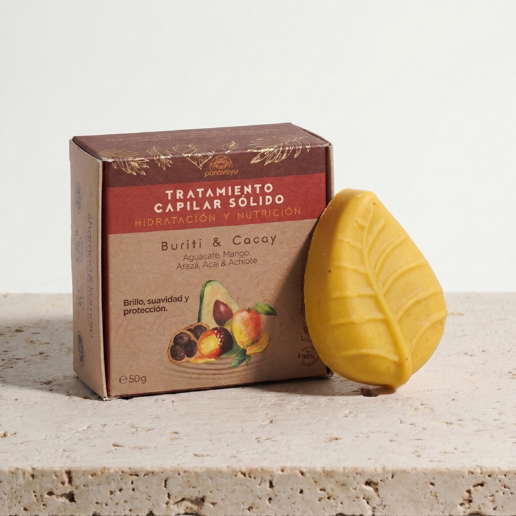 TRATAMIENTO CAPILAR SÓLIDO hidratante y nutritivo