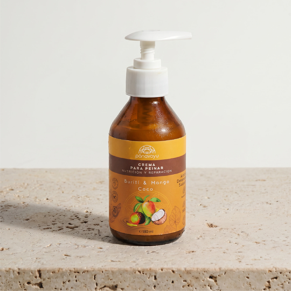 Crema para Peinar Reparadora & Hidratante Burití, Mango & Coco 🥭🌴
