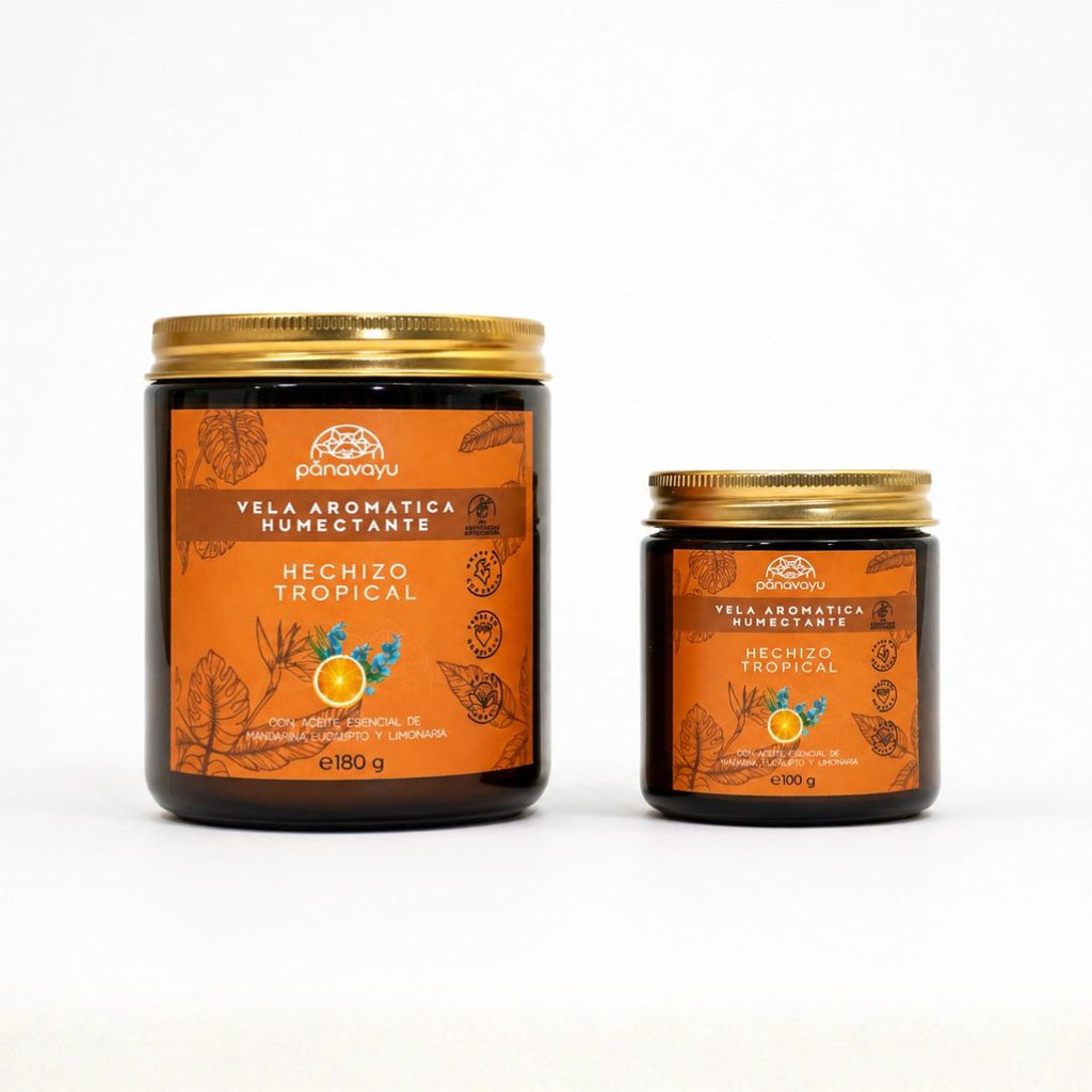 Velas aromáticas humectantes