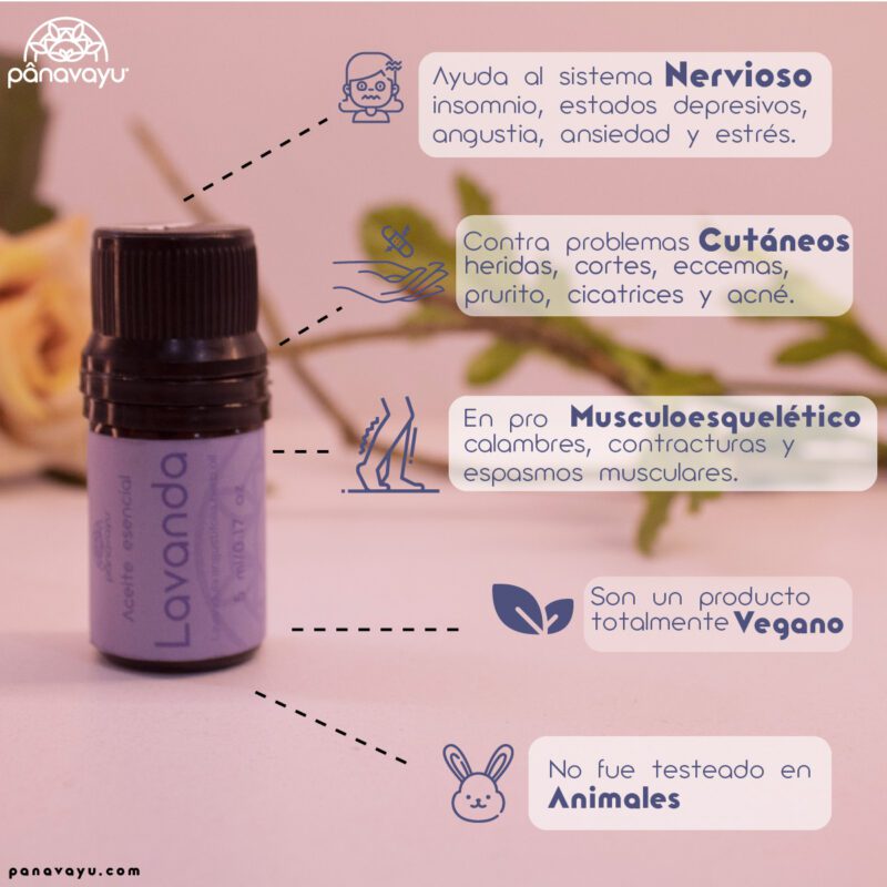 Aceite Esencial De Lavanda Panavayu